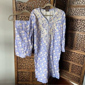Agha Noor Floral Embroidered Kurta Set - 2 piece